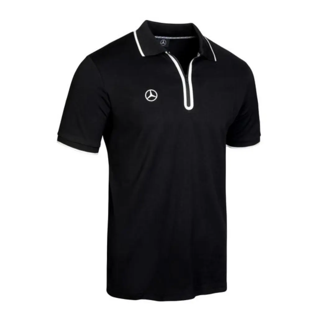 Polo negra para hombre