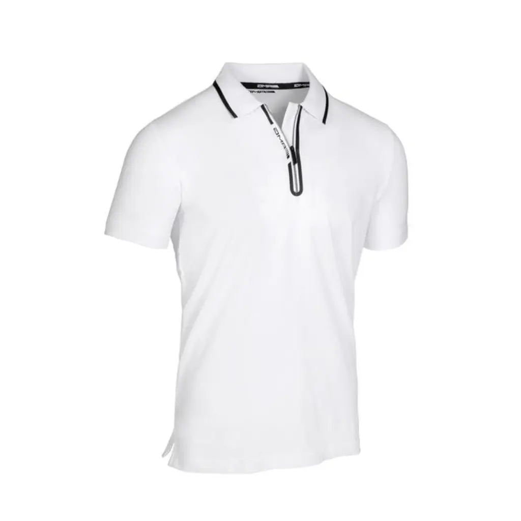 Polo caballero blanca
