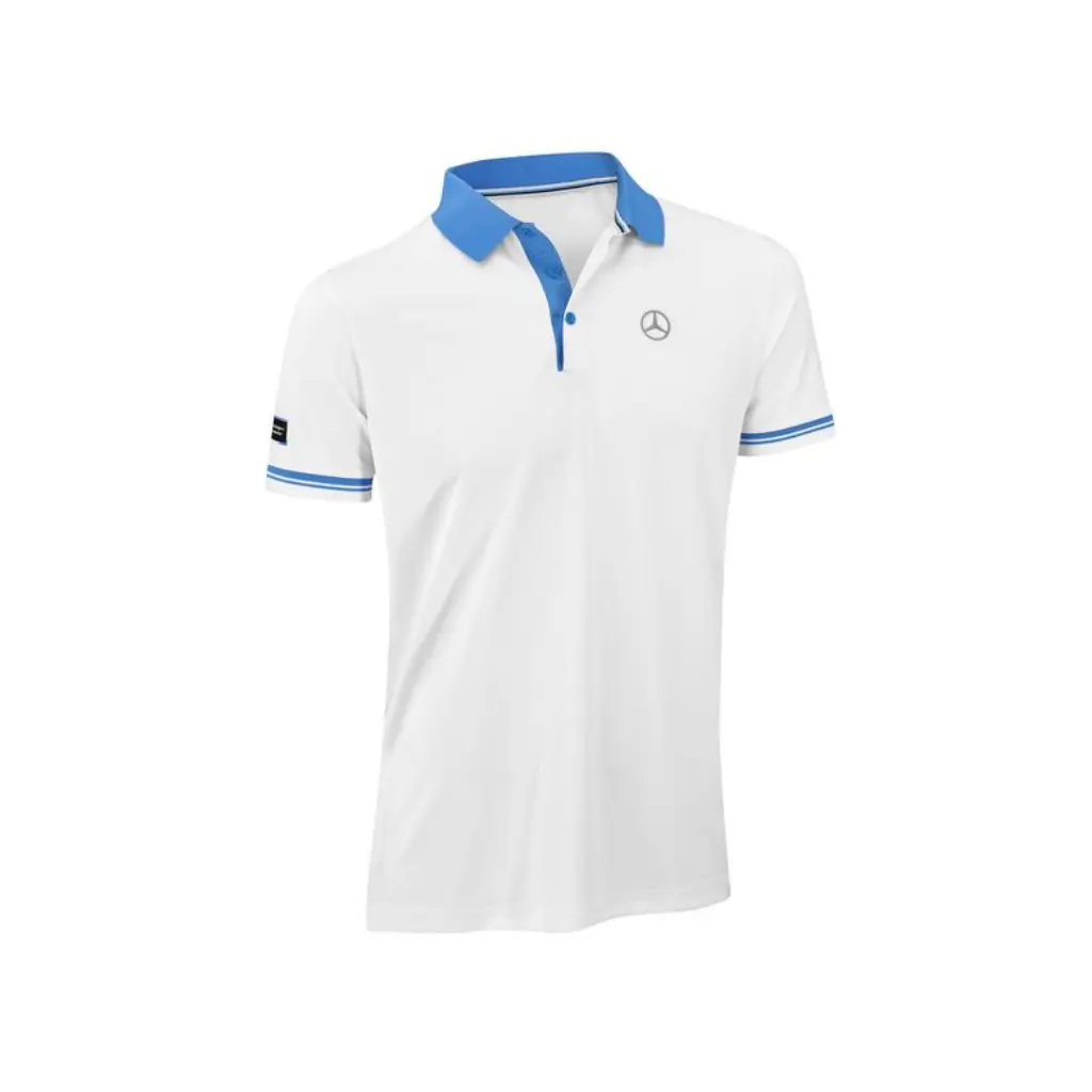 Polo blanca de caballero