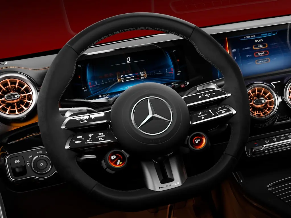 Volante AMG Performance en napa/microfibra MICROCUT