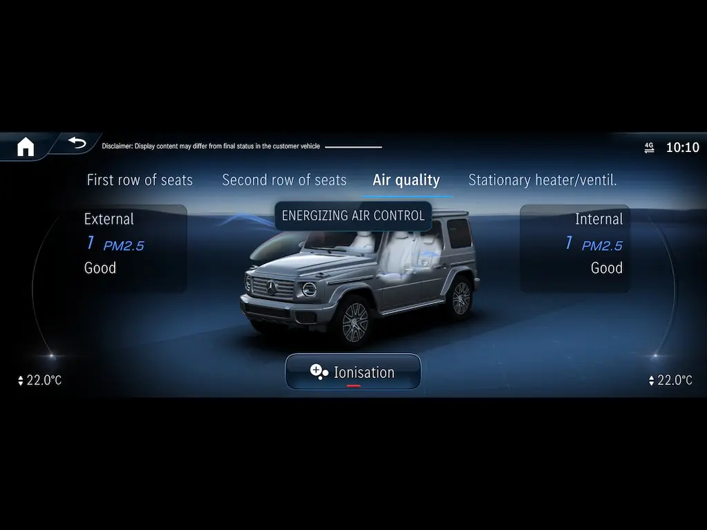 Ionización del aire interior