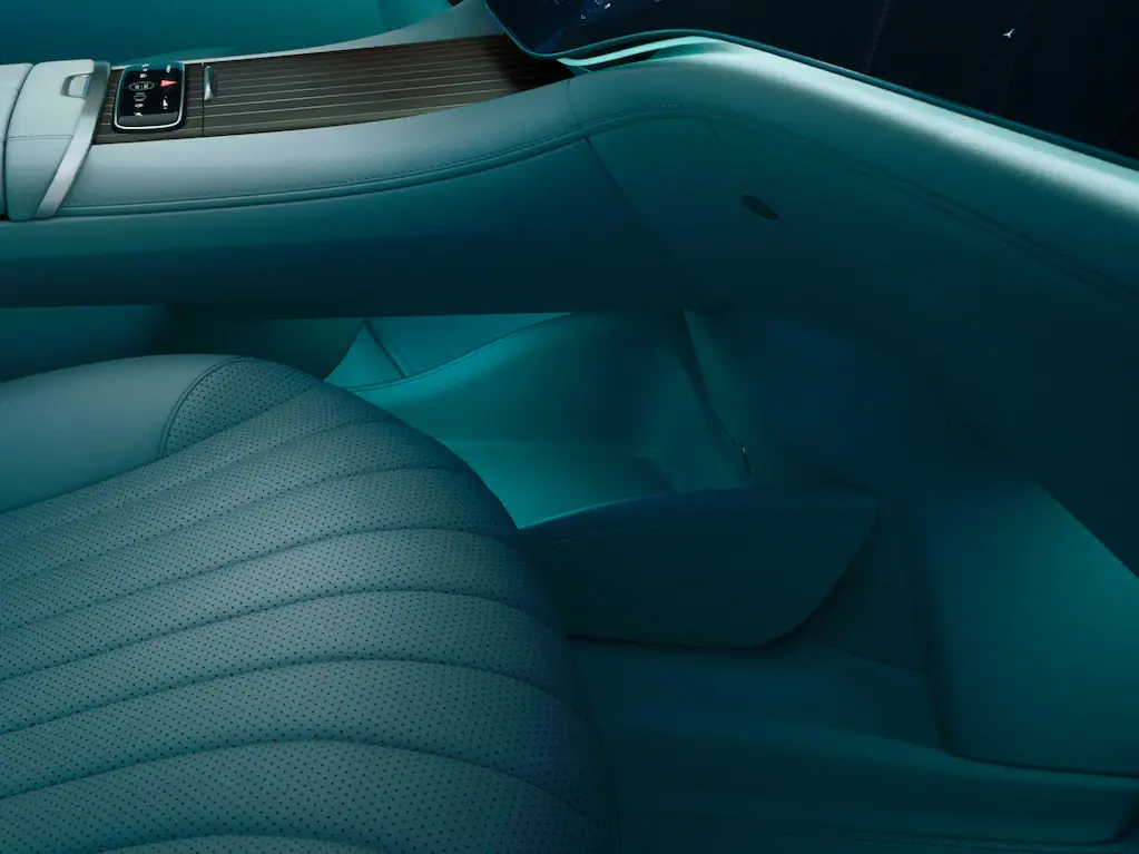 Consola central flotante