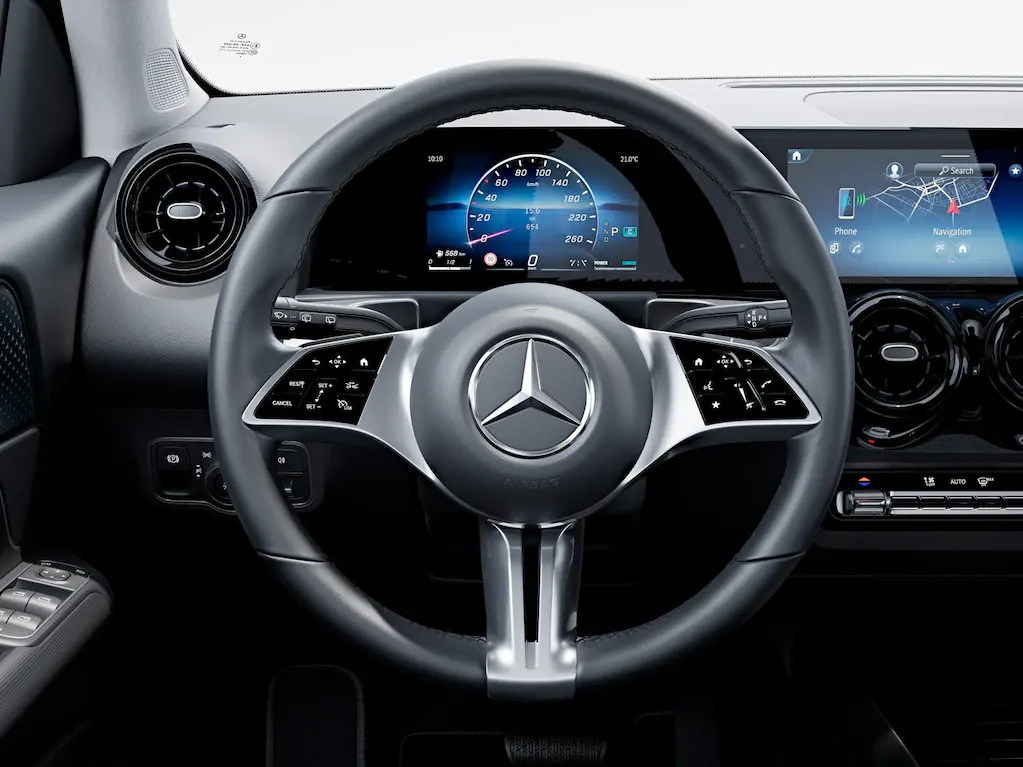 Volante deportivo multifunción en cuero